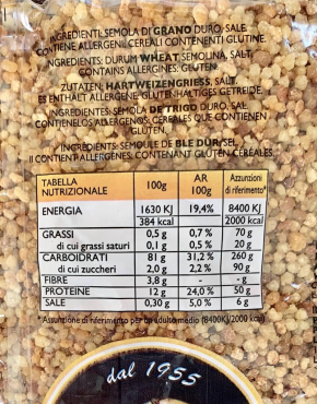 Fregola sarda media 