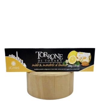 Torrone miele e mandorle al limone 