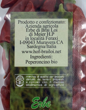 Peperoncino - erbe di brai loi