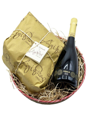 Cesto brindisi di pasqua (colomba mandorlata)