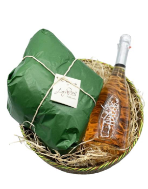 Cesto brindisi di pasqua (colomba pere e cioccolato)