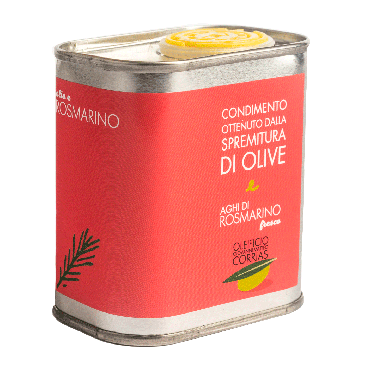 Condimento a base di olio extra vergine di oliva e rosmarino