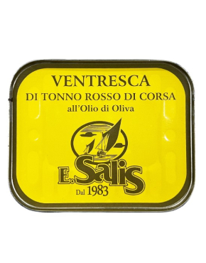 Ventresca di Tonno Rosso di corsa all'olio di oliva - Salis 350 g